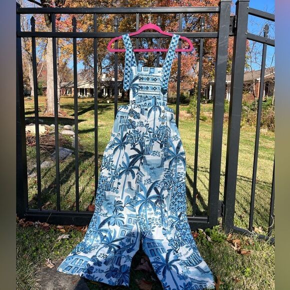 FARM Rio Printed Overalls NWT - Picture 6 of 9